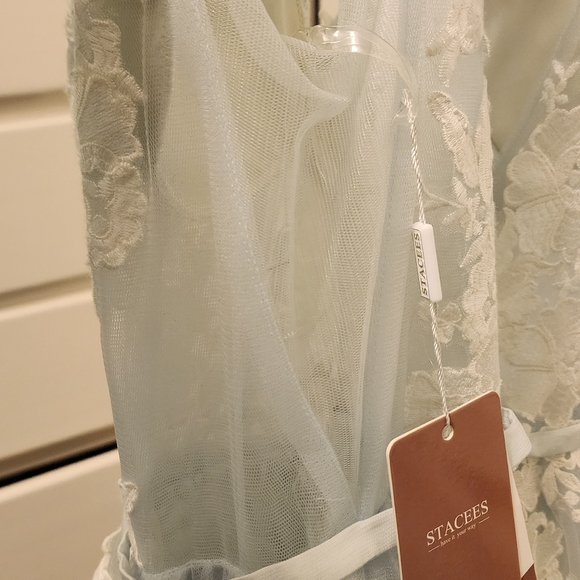 BLUE FORMAL/WEDDING DRESS - Picture 6 of 16